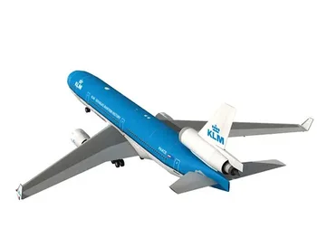 1:100 KLM MD-11airplane Animal Sculptura avion de Hartie dormitor Living manual DIY Geometric origami model