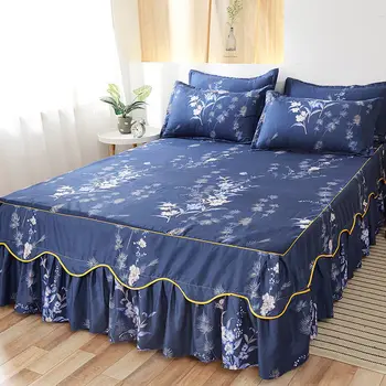  1-3 buc 100% bumbac imprimat de pat fusta acasă 1,5 M 1,8 M dormitor cuverturi de pat queen cu pat king-size capacul de tabla buna, cu fețe de pernă