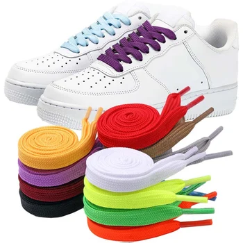  1 Pereche de 10mm Plat Lat Șireturi Pentru Pantofi Sport Șiret pentru Adidasi/Runner Colorate Șireturi de Înlocuire