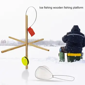  1 Set de Pescuit de Gheață Steaguri de Iarnă de Gheață de la Polul Roata Pavilion Echipament Automat de Pavilion Rod Accesorii de Pescuit de Gheață Steaguri pentru Exterior