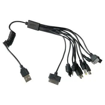  10 In 1 Universal Portabil Ușor mai Multe Funcții de Încărcare USB de Încărcare Cablu de Încărcare Rapidă Compatibil cu cele Mai multe Telefoane de Brand