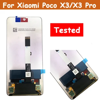  100% Testate Pentru Xiaomi POCO X3 Display LCD Touch Screen, Digitizer Inlocuire Piese Pentru POCO X3 Pro NFC M2007J20CG Display LCD