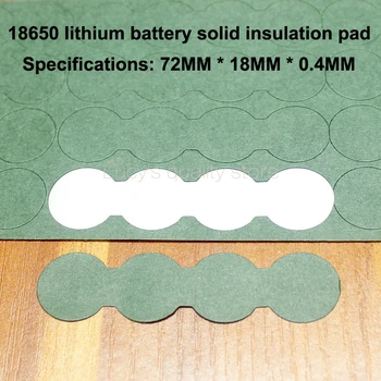  100buc/lot 18650 Baterie Litiu Negative Solide de Izolare Pad 4S Indigo Hârtie Suprafața Pad Baterie Accesorii