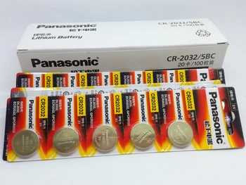  100BUC/LOT Nou Original Panasonic CR2032 CR 2032 3V Baterie Buton Monedă Baterii Pentru Ceas Calculator