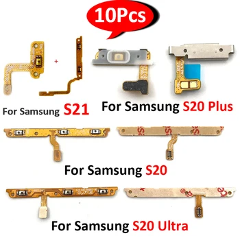  10buc/Lot，Original Pentru Samsung Galaxy S20 S21 / S20 Plus / S20 Ultra Power Switch On/Off, Butonul de Volum Cablu Flex Buton
