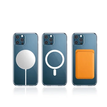  10BUC Magnetice Telefon Caz Pentru iPhone 14 13 12 Pro Max Pentru Magsafe Încărcător Wireless Caz Capacul de Protecție