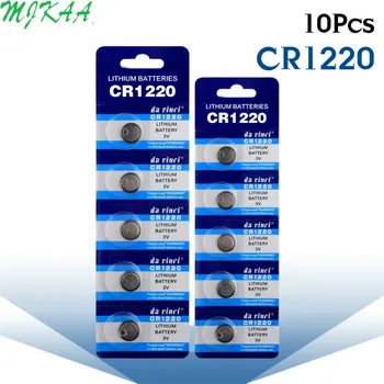  10buc/pack CR1220 Baterii Buton DL1220 BR1220 LM1220 Celule Monedă Baterie de Litiu de 3V CR 1220 Pentru Ceas Electronic de la Distanță Jucărie