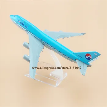  16cm Korean Air Boeing 747 B747-400 De companii Aeriene Model de Avion de Metal 1;400 Scară turnat sub presiune Model de Avion de Aeronave Airways Jucarii Copii