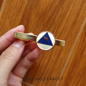  1buc Francmason Masonice 14 Grade YOD Lodge de Perfecțiune Email Cravată Bar Clip Francmasoneria de Rit Scotian, Zidari Incuietoare