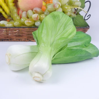  1buc Mare imitație fals, artificial legume verzi&de plastic fals simulat artificial verde vegetal model