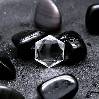  1buc Naturale alb cristal șase stele pandantiv de sex masculin și de sex feminin de bijuterii de cristal divinație energie piatră de vindecare