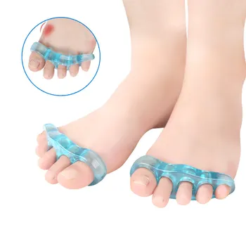  1Pair Silicon Gel Cinci Picioare Separator Targă Inflamație la picior de Relief Picior de Îngrijire Instrumente Orteza Protector Hallux Valgus Ortopedice
