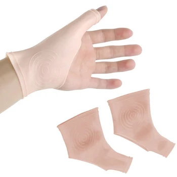  1Pair Silicon Gel Încheietura mâinii Degetul mare Sprijin Bretele pentru Dreapta și Stânga de Relief Dureri de Tunel Carpian Reumatism Tendinita Yoga