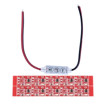  1X Mini 3 Chei Controller Dimmer Pentru 3528 5050 LED Singură Bandă de Culoare & 10X TTP223 Capacitiv Apăsați Butonul de Comutare Modul