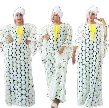  2 Bucata Nou Stil de Design Clasic Femei din Africa de Îmbrăcăminte Dashiki Ghipura Cablul de Dantela Rochii Elegante KWA Liber Rochii Maxi de Seara