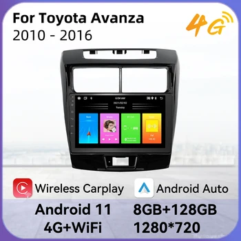  2 Din Autoradio pentru Toyota Avanza 2010 - 2016 Android Capul Unitate WIFI FM BT Navigare GPS, Player Multimedia, Șef Unitate Radio Auto
