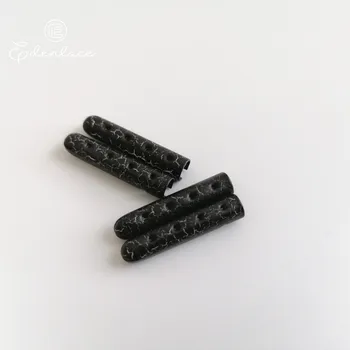  20 De Seturi Crack Metal Aglets Thumder Șireturile Sfaturi Din Metal Negru Leopard Deschide Gura Gloanțe Pentru Adidasi Catarama Suport Personalizat