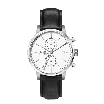  2021 Moda impermeabil de afaceri curea de piele 20.0 x 20.0 mm catarama încheietura ceas pentru bărbați KLAS brand