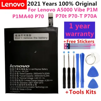  2021 Nou, Original, Plin de 4000mAh BL234 baterie BL 234 pentru Lenovo A5000 Vibe P1M P1MA40 P70 P70t P70-T P70A P70-O