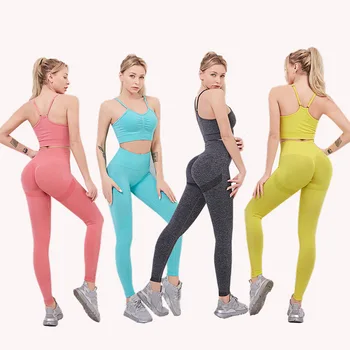  2022 Nou de Fitness Yoga Pantaloni Talie Mare Pantaloni Șold Elastic uscare Rapida Respirabil Sport Nouă-punct de Pantaloni Femei Jambiere
