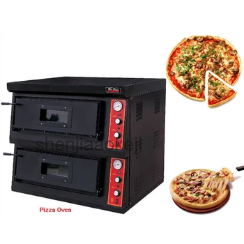  220v/3n-380v Electric Cuptor de Pizza DR-2-4 de Înaltă calitate Comercială cuptor de Pizza cu 2-strat de pizza cuptoare de Vest bucătărie, cuptor aragaz 1 buc