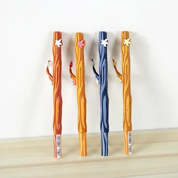  24BUC Silicon Apă Pixuri cu Gel Minunate Și Creative Cireș Forma Semnarea Pen 0.5 mm Kawaii Rechizite Școlare Papetărie