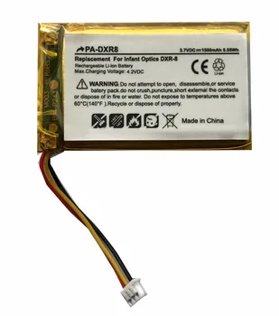  3.7 V 1500mAh pentru Sugari Optica DXR-8 Baby monitor baterie baterie de litiu Reîncărcabilă Acumulator DXR8RLB SP803048