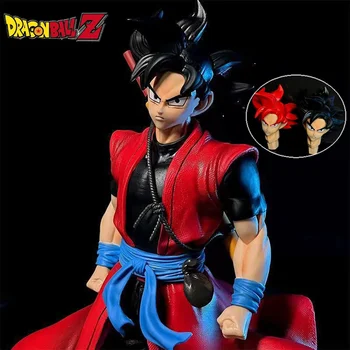  32cm Dragon Ball Z Goku Anime Cifrele Super Saiyan Acțiune Figura Statuie Figurine Model de Papusa Gk Pvc Ornament Copii Jucarii Cadou