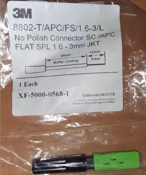 3M 8802-T/APC/FS/1.6-3/LX Nu poloneze NPC Fibra Optica Rapid Conector SC/APC PLAT SPL 1.6-3mm JKT de conectare rapidă