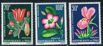  3Pcs/Set Noi Mali Africa Post de Timbru 1996 Flori Tropicale și Plante Stamps MNH