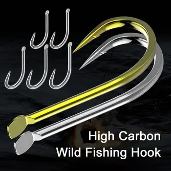  500pcs 1# 2# 3# 4# 5# Du-te de Pescuit Instrumente de Divertisment Sportiv de Pescuit, Cârlige din Oțel de Înaltă Carbon Ghimpată Unelte de Pescuit