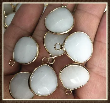  5pcs noua bijuterie de piatra conectori dropwater formă de piatră albă pentru femei pandantive de a face accesorii de bun pentru a vinde bijuterii