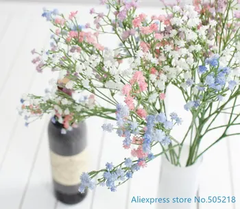  6 BUC Frumos Artificiale Gypsophila Flori de Plastic Buchet de Nunta Decor Acasă F429