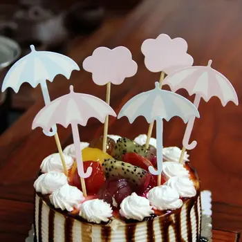  6 buc/lot nor umbrela tort joben decorare cupcake copil de dus pentru copii petrecere de aniversare de nunta consumabile