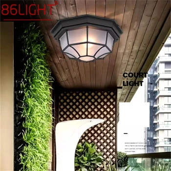  86LIGHT Stil European Lumina Plafon în aer liber Moderne Lampă cu LED-uri Impermeabil pentru Acasă Coridor Decor