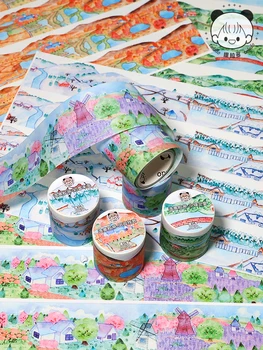  8packs/LOT design Peisagistic serie drăguț minunat hârtie de mascare benzi washi