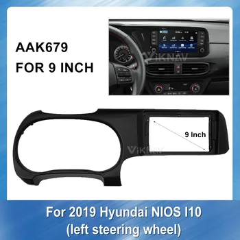  9 inch cu DVD Auto Cadru Audio potrivit Pentru HYUNDAI NISO I-10 2019 (stânga) Multimedia NAVI fascia Kit-ul de Instalare