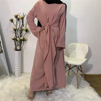  Abaya Dubai femei de Moda Europene și Americane fals două piese bandaj Middle East Dubai halat de rochie