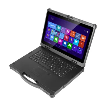  Accidentat Militare laptop ULAP R14 14 Inch, 8GB RAM Fereastra tablet pc rezistent la apa IP65 Laptop-uri
