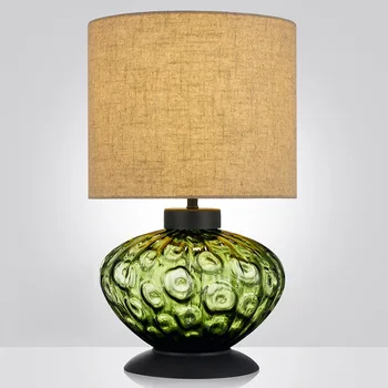  American simplu glazura colorate creative lampa de masa cu design modern living, dormitor, noptiera țesături decorative lampă de masă