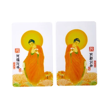  Amitabha Jieyin Buddha PVC card Amuleta de pace Budist furnizează Buddha card