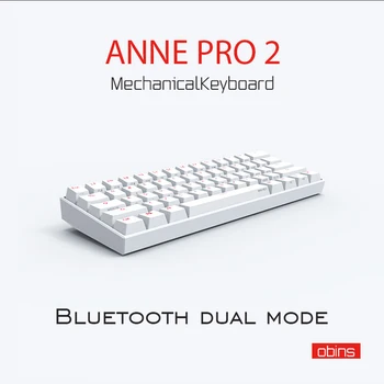  Anne Pro 2 Pro2 NKRO Bluetooth 5.0 Tip C RGB 60% Mini Tastatură Mecanică de Gaming Cherry Gateron Kailh Comuta Tastatură Portabilă