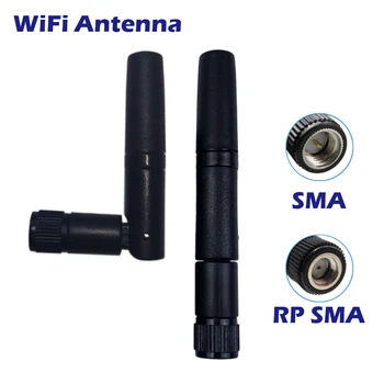  Antena Wifi 2.4 GHz 3dbi Omni-Directional Antena pentru router Modem Wireless LAN WALN Amplificator de Semnal Zigbee Dinte Camera IP