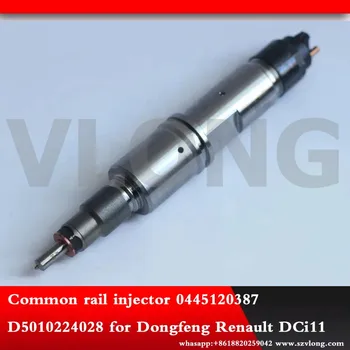  Autentic Noul Motor Diesel Common Rail Combustibil Injector 0445120387 0 445 120 387 D5010224028 Pentru DONGFENG Renault DCI11 EDC7