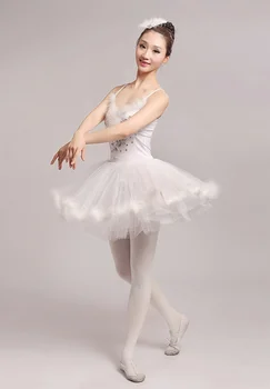  balerină profesionistă de balet tutu femei copilului white black swan adult costum de balet pentru copii femei pene adult balet tutu copii