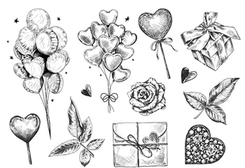  Balon cadou de flori Transparente Clar Timbre pentru DIY Scrapbooking/Carte de a Face Distractiv de Decorare Consumabile A0188