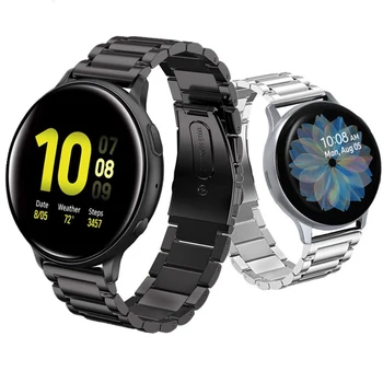  Banda din Oțel inoxidabil pentru Samsung Galaxy watch Activ 2/46mm/42mm curea de Viteze S3 Frontieră banda Huawei watch GT 2 bratara Active2