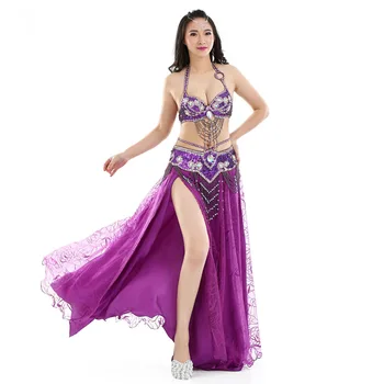  belly dance set costum pentru fete femeie Adult femei Belly Dance Costum Oriental bellydance fusta de Performanță Etapă