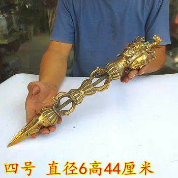  Budismul Tibetan arma simbolizând puterea înțelepciunii Budiste Talisman Hayagriva Kong Kim Vajra sceptrul figura statuie