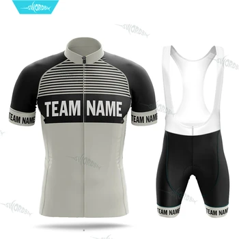  Bărbați Ciclism Jersey Set Personalizat De Echipa De Îmbrăcăminte Maneci Scurte De Design De Costum De Uniformă Respirabil Gel Pad Pantaloni Scurți Maillot Ropa Ciclismo